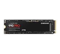 Samsung 990 PRO NVMe M.2 SSD, 2 TB, PCIe 4.0, 7,450 MB/s read, 6,900 MB/s write, Internal SSD, For gaming and video editing, MZ-V9P2T0BW