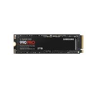 Samsung 990 PRO. SSD capacity: 2 TB SSD form factor: M.2 Read speed: 7450 MB/s Write speed: 6900 MB/s Component for: PC/Game console