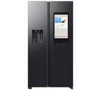 SAMSUNG Bespoke AI Family Hub RS90F66BEFEU American-Style Smart Fridge Freezer with On-device Bixby - Black, Black