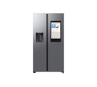 Samsung Family Hub™ RS90F66BETEU Wifi Connected Plumbed Total No Frost American Fridge Freezer - Silver - E Rated, Silver