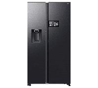 Samsung Bespoke AI Series 9 American Fridge Freezer With Ice & Water RS90F64EEFEU Black Steel