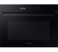 Samsung Bespoke Series 5 NQ5B5763DBK Wifi Connected Built In Compact Electric Single Oven with Microwave Function - Black Glass, Black