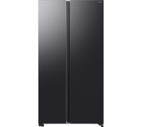 Samsung Bespoke Series 6 American Style Fridge Freezer 50/50 Total No Frost - Black Doi - RS70F65QEFEU