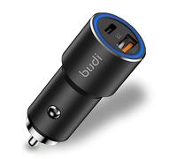 Samsung Car Charger, Budi 18PD Dual Port Fast USB C Car Charger 36W Aluminium Adaptor USB C Cable for Samsung Galaxy S20/S22