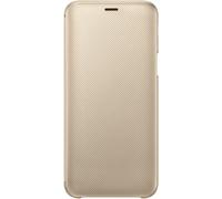 Samsung Original J6 Wallet Folio Flip Cover Case - Gold