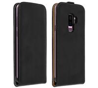 Samsung Case Galaxy S9 Plus For Flap Leather Tab Pull Magnetic - Black