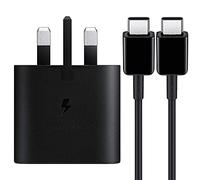 Samsung Charger Plug 25W USB C Fast Charger Plug and Cable 1M PD3.0 & PPS Type C Fast Charger Plug and USB C Cable Compatible with Samsung Galaxy S21/S21+/S22/S22+/S20 Ultra/Z Flip 3/Z Fold 3 5G/S20