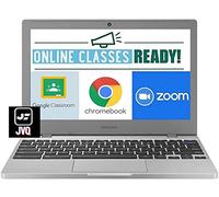 SAMSUNG Chromebook 4 11.6â€ Laptop Computer for Business Student, Intel Celeron N4020(Up to 2.8GHz), 4GB RAM, 32GB eMMC, Webcam, WiFi, Bluetooth, USB Type-C, Chrome OS, Silver+JVQ MP