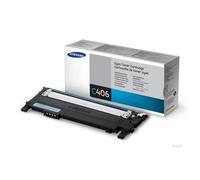 Samsung CLT-C406S Original Samsung CLT C406S Cyan Laser Toner Cartridge, 1K Page Yield