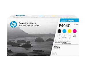 Samsung CLT-P404C Original Toner Cartridge Black, Cyan, Magenta, Yellow Pack of 4 Multipack
