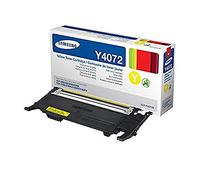 Samsung CLT-Y4072S Original Samsung CLT Y4072S Yellow Toner Cartridge, 1K Page Yield
