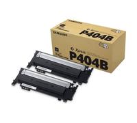 Samsung CLTP404B Black Standard Capacity Toner Cartridge Twinpack 2 x 1.5K pages (Pack 2) - SU364A