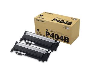 Samsung CLTP404B Black Standard Capacity Toner Cartridge Twinpack 2 x 1.5K pages (Pack 2) - SU364A