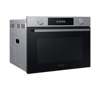 Samsung Compact Stove with Microwave NQ5B4553FBS/U1, 45 cm, 50 inches, WiFi Control, SmartThings Cooking, 20 Automatic Programmes, Stainless Steel