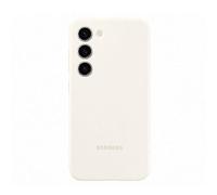 Official Samsung Galaxy S23 Cream Silicone Cover - EF-PS911TUEGWW