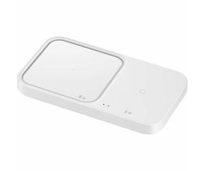 Samsung Duo 15W White Wireless Pad Induction Charger, Fast Charge, FR Version (Charger and Cable Not Included)