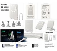 Samsung EB-U2500 5000mAh Qi2 15W Magnetic Wireless Power Bank 25W USB-C Grey
