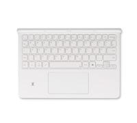 Samsung EF-DX725 Galaxy Tab S9 Tablet Case | Tab S9 FE with QWERTZ Keyboard and AI Button - Slim Two-Part Tablet Case - White