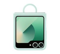 Samsung Galaxy Z Flip 6 Silicone Case with Ring Mint - EF-PF741TMEGWW