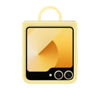 Samsung Galaxy Z Flip 6 Silicone Case with Ring Yellow - EF-PF741TYEGWW