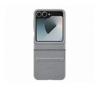 Samsung Galaxy Z Flip 6 Faux Leather/Kindsuit Case Grey - EF-VF741PJEGWW