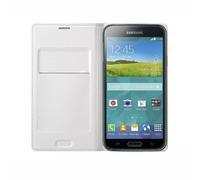 SAMSUNG EF-WG900BWEGWW White Flip Wallet Case Cover for G900 Galaxy S5 Genuine