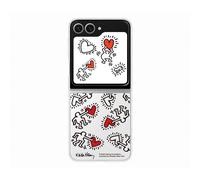 Samsung Galaxy Z Flip 6 Flipsuit Case Keith Haring Edition White-EF-ZF741CWEGWW