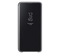 Samsung Galaxy S9 Clear View Standing Case Cover Black