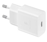 Charger USB-C Power Delivery 15W and Cable USB-C Original Samsung white