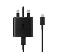 SAMSUNG EP-TA845 SUPER FAST 45W 3-PIN WALL CHARGER PLUG 2.0 & USB-C CABLE 1M