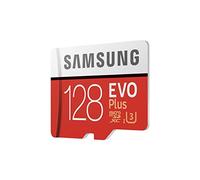 Samsung EVO Plus 128 GB microSDXC UHS-I U3 Memory Card with Adapter