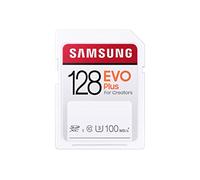 Samsung EVO Plus 128GB SDXC UHS-I U3 100MB/s Full HD & 4K UHD Memory Card (MB-SC128H/EU)