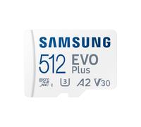 Samsung EVO Plus 512GB MicroSDXC Memory Card + microSD to SD adapter