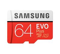 Samsung EVO Plus 64GB microSDXC UHS-I 100MB/s Full HD & 4K UHD Memory Card with Adapter (MB-MC64HA)
