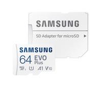 Samsung EVO Plus MicroSD 130MBs Memory Card with Adapter 64GB