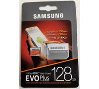 Samsung Evo Plus MB-MC128GA/AMZ 128 GB Class 10 MicroSD Card with Adapter
