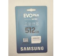 Samsung EVO Plus microSD Card 512GB 160MB/s + SD Adapter -New&sealed