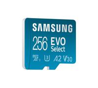 Samsung EVO Select (2024) microSD card + SD adapter, 256GB, Memory card for