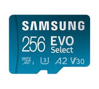 Samsung EVO Select 256GB microSDXC UHS-I U3 130MB/s Full HD & 4K UHD Memory Card