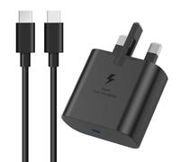 Samsung Fast Charger, Samsung USB C Charger Plug and Cable 1M USBC to Type C Charging Lead for Galaxy S24 Ultra/S23/S22/S21 FE/S20/A16/A15/A14/A13/A12/A32/A33/A34/A35/A52/A53/A54/A55/A05S/A20E