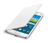Samsung Flip Premium Case Cover for Samsung Galaxy S5 Mini - White