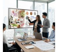 Samsung Flip Pro WMFX 55'' 4K interactive display A 55-inch professional 4K interactive display designed for meeting collaboration, featuring smooth
