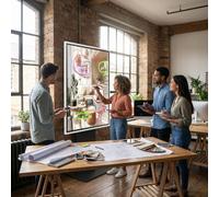 Samsung Flip Pro WMFX 65'' 4K interactive display 65-inch 4K interactive display designed for collaborative meetings and training sessions, featuring