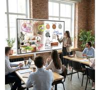 Samsung Flip Pro WMFX 85'' 4K interactive display An 85-inch 4K interactive display designed for large collaborative spaces, offering advanced