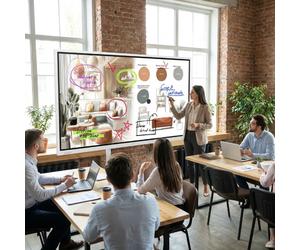 Samsung Flip Pro WMFX 85'' 4K interactive display An 85-inch 4K interactive display designed for large collaborative spaces, offering advanced