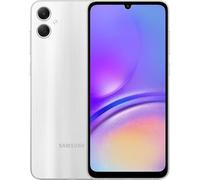 Samsung Galaxy A05 4G, 4GB Ram, Dual Sim, Unlocked to all Carrier, including with FREE official 25W UK Adapter (EP-T2510) Retail Pack and Clear Case, (Silver, 64, GB)