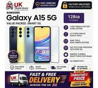 Samsung Galaxy A15 128GB 5G Android Mobile Smart Phone BlueBlack 2024 Unlocked [EEK: A]