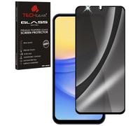 TECHGEAR Anti Spy Screen Protector fits Samsung Galaxy A15 5G - PRIVACY Filter 3D GLASS Edition Genuine Tempered Glass Full Screen Protector Guard Cover Compatible with Samsung Galaxy A15 / A15 5G