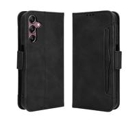 Samsung Galaxy A15 Phone Case, Premium Leather Folio Flip Wallet Cover with Credit Card Pocket ID Slots Magnetic Stand Shockproof Protective Cover Case for Samsung Galaxy A15 5G/4G, Black