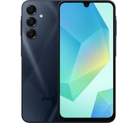 Samsung Galaxy A16 128/4GB Ram, Dual Sim, Unlocked to all Carrier, including with FREE official 25W UK Adapter (EP-T2510) Retail Pack and Clear Case, 512GB Micro SD Card (Blue Black, 4G)